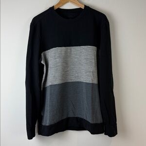 Icebreaker Black Merino Lightweight Sweatshirt Size Large